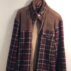 Men’s flannel jacket.  Size large.